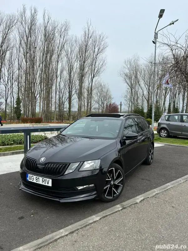 Negru Utilizat 2019 Skoda Octavia Break | 12.000 EUR (Preț OK) - Imagine 1/4