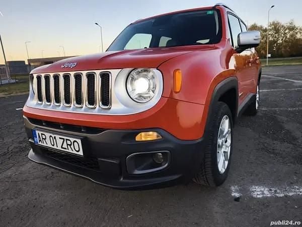 Portocaliu Utilizat 2015 Jeep Renegade Limited SUV | 10.900 EUR (Puțin scump) - Imagine 1/4