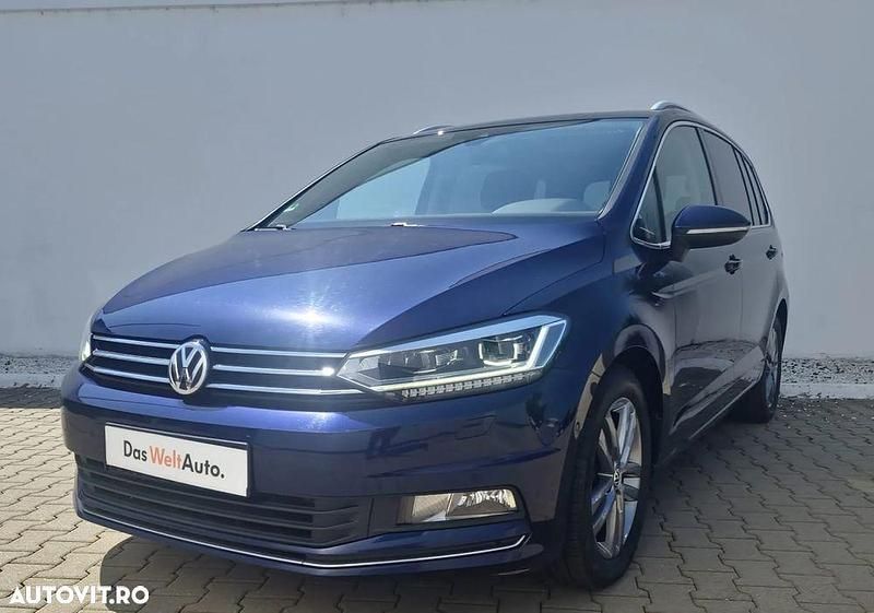 Culoarealbastru Utilizat 2016 VW Touran Highline Monovolum | 17.900 EUR - Imagine 1/4