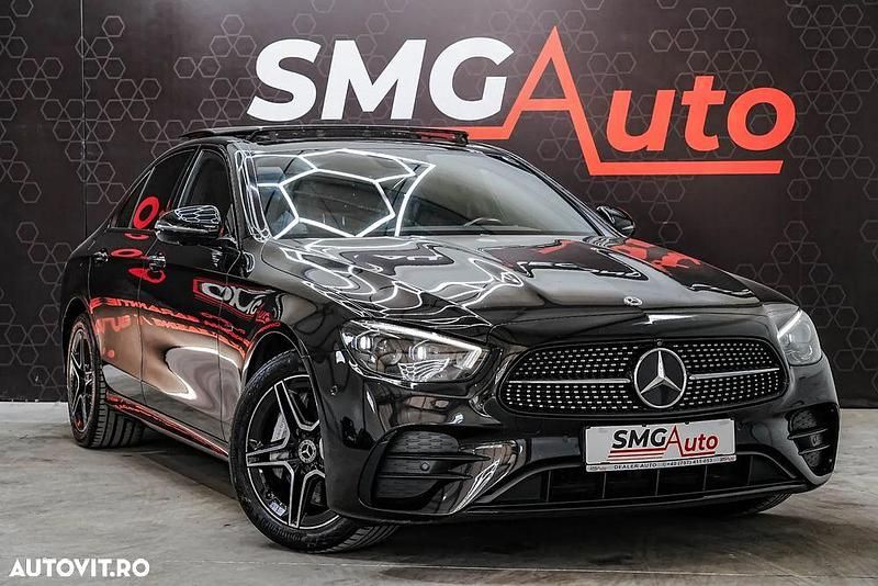 Culoarenegru Utilizat 2021 Mercedes E300 AMG line Berlinǎ | 35.990 EUR (Preț OK) - Imagine 1/4