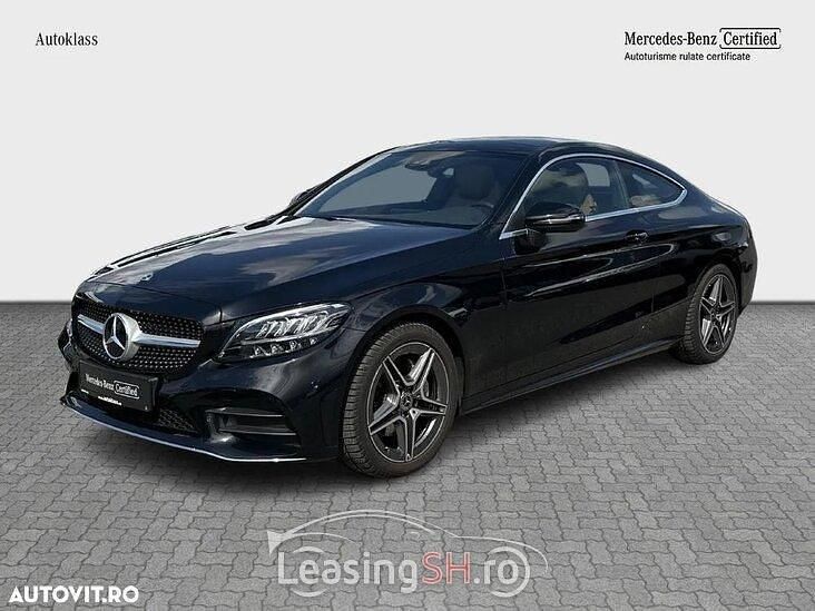 Negru Utilizat 2022 Mercedes C200 Coupe | 37.489 EUR (Preț bun) - Imagine 1/4