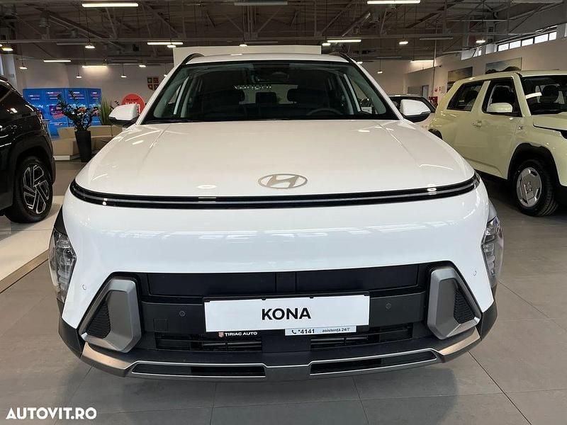 Culoarealb Nouă 2025 Hyundai Kona Premium SUV | 25.690 EUR (Preț bun) - Imagine 1/4