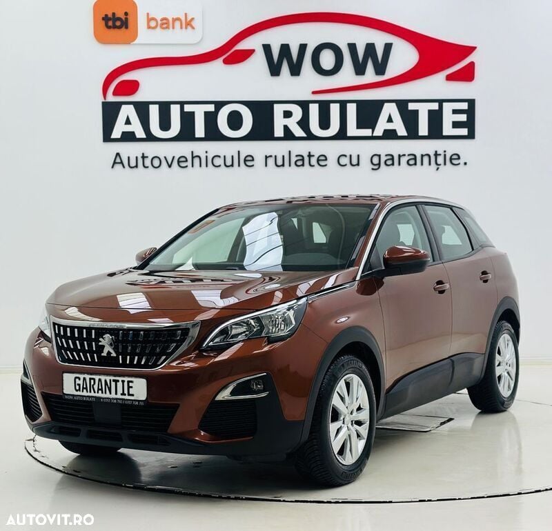 Portocaliu Utilizat 2017 Peugeot 3008 SUV | 13.590 EUR (Puțin scump) - Imagine 1/4