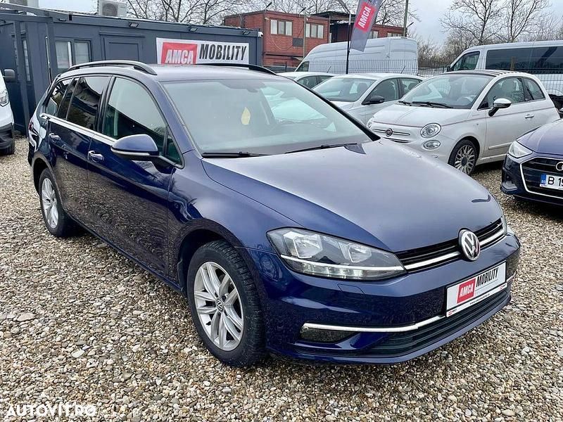 Culoarealbastru Utilizat 2019 VW Golf VII Highline Break | 10.490 EUR (Preț bun) - Imagine 1/4
