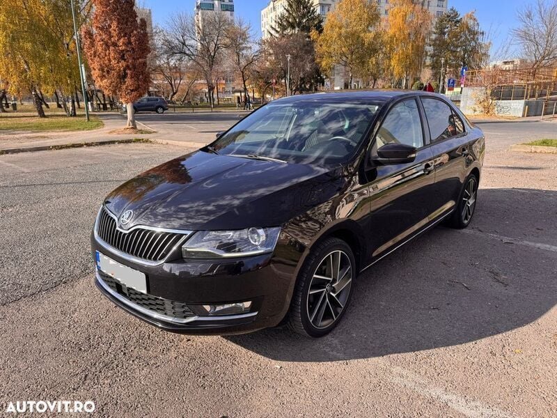 Negru Utilizat 2019 Skoda Rapid Berlinǎ | 11.300 EUR (Puțin scump) - Imagine 1/4