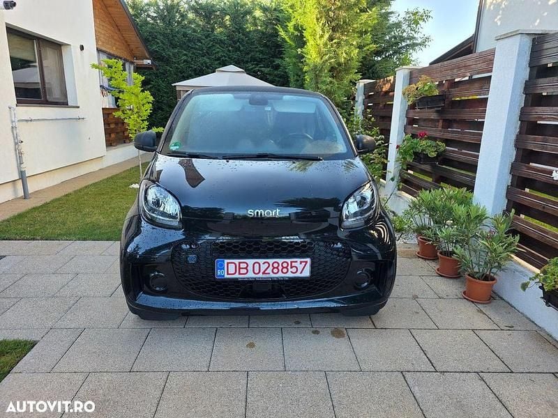 Negru Utilizat 2022 Smart ForTwo Electric Drive Coupe | 9.700 EUR - Imagine 1/4