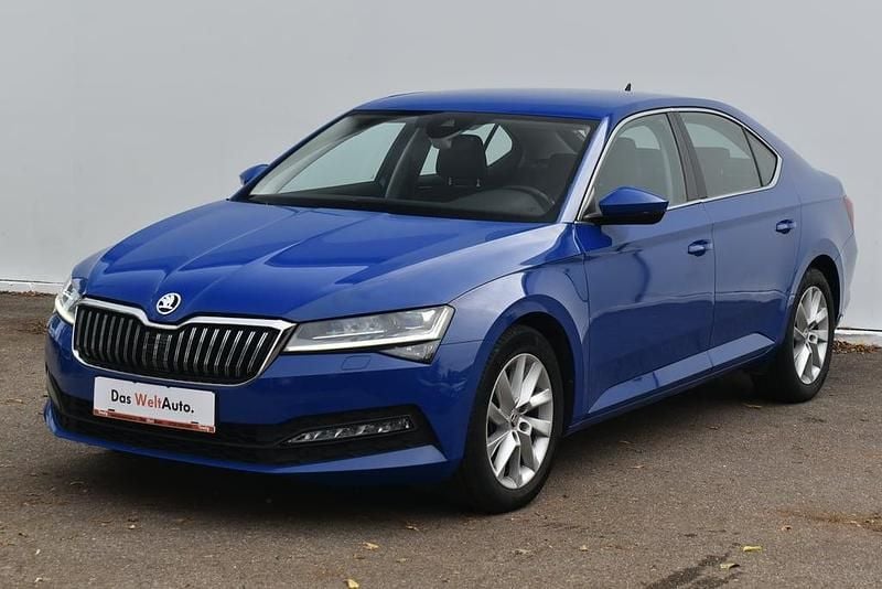 Albastru mediu normal Utilizat 2021 Skoda Superb Ambition | 21.500 EUR (Preț OK) - Imagine 1/4