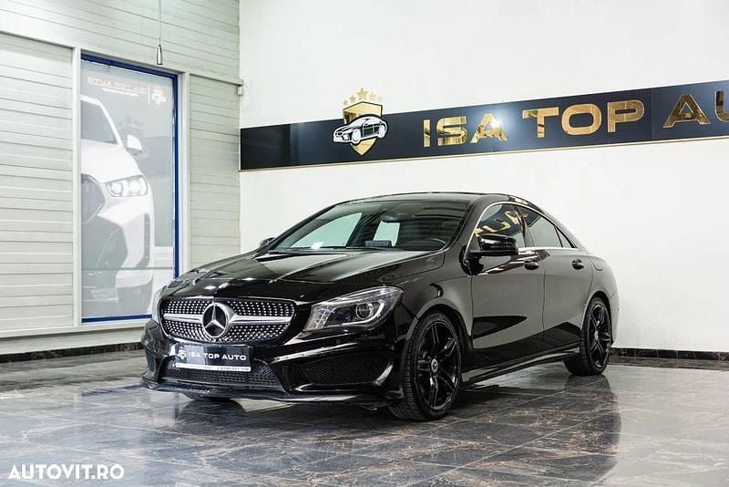 Culoarenegru Utilizat 2015 Mercedes CLA220 AMG line Berlinǎ | 17.999 EUR (Preț bun) - Imagine 1/4