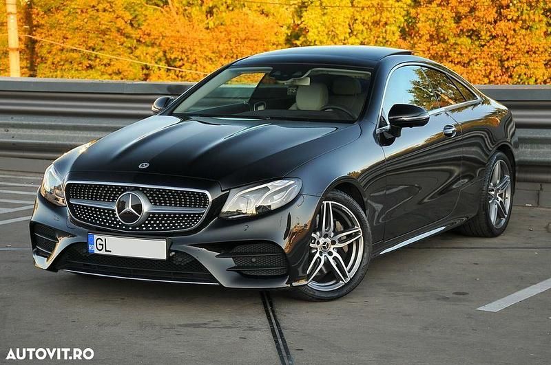 Culoarenegru Utilizat 2018 Mercedes E350 AMG line Coupe | 31.000 EUR - Imagine 1/4