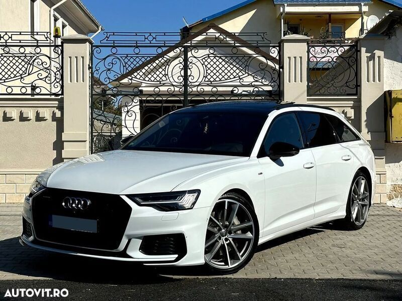 Alb Utilizat 2021 Audi A6 S-Line Break | 56.990 EUR - Imagine 1/4