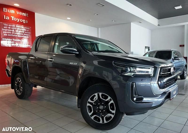 Gri Nouă 2024 Toyota HiLux Executive Pickup | 47.900 EUR - Imagine 1/4