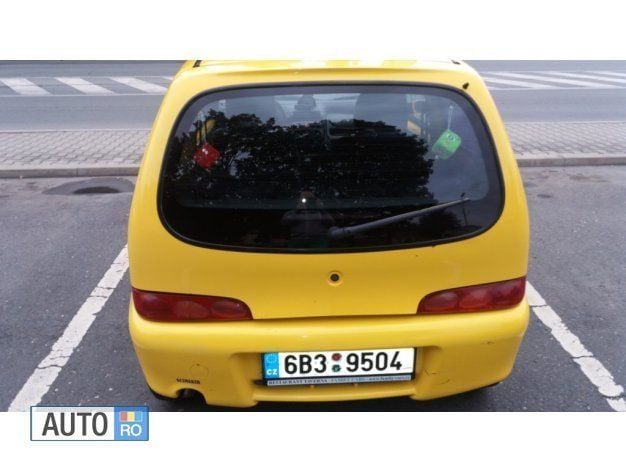 Second-hand Fiat Seicento 54 CP (39 kW) 1998 Galben Hatchback
