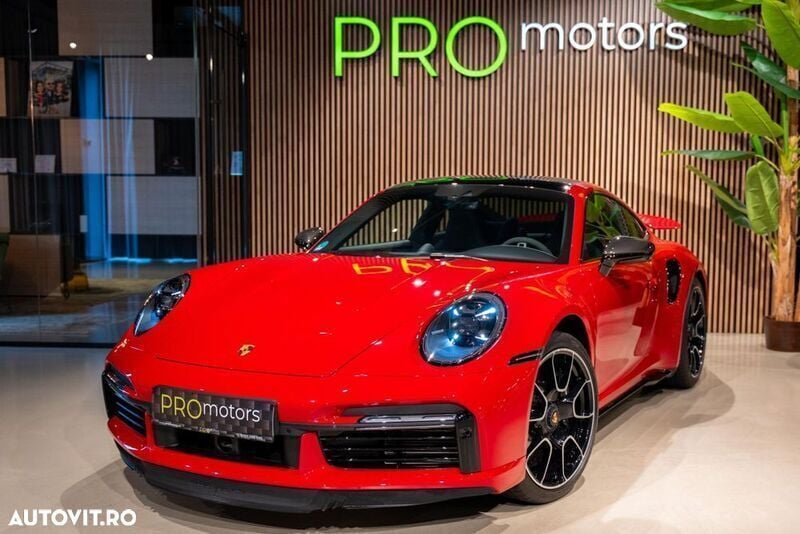 Rosu Utilizat 2023 Porsche 911 Turbo S Coupe | 283.181 EUR - Imagine 1/4