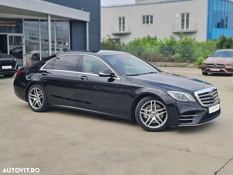 Culoarenegru Utilizat 2018 Mercedes S400 Berlinǎ | 49.980 EUR (Preț OK) - Imagine 1/4