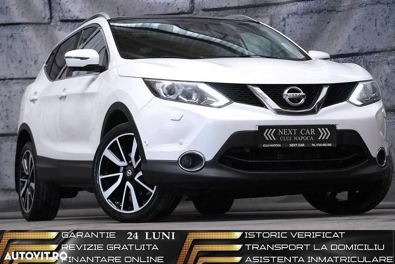 Second-hand Nissan Qashqai Tekna 130 CP (95 kW) 2017 Culoarealb SUV