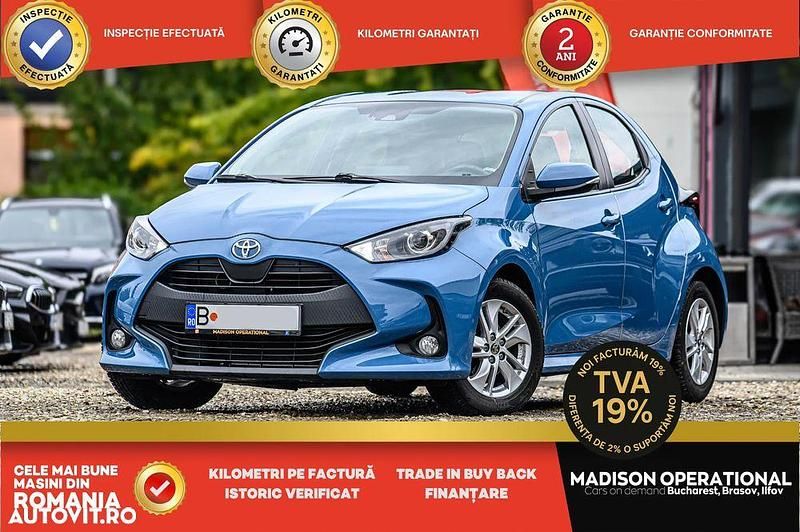 Culoarealbastru Utilizat 2022 Toyota Yaris | 14.950 EUR (Preț OK) - Imagine 1/4