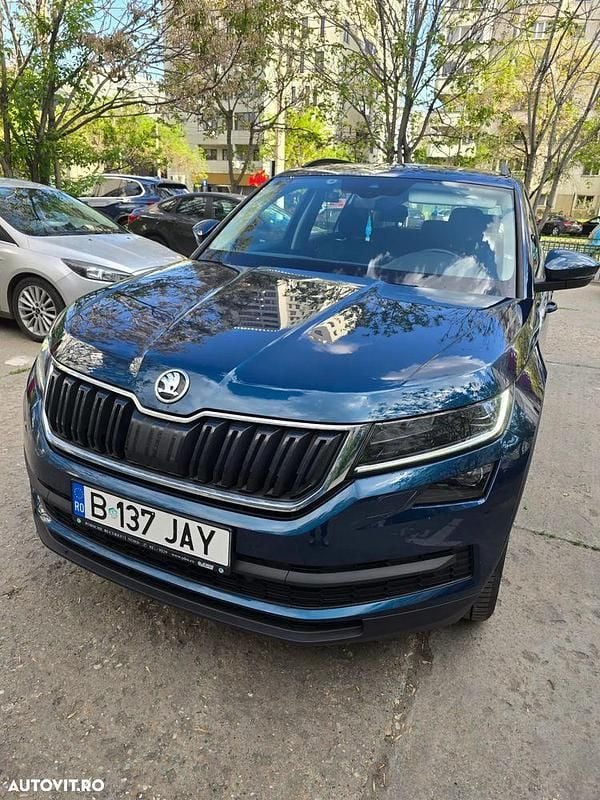 Culoarealbastru Utilizat 2020 Skoda Kodiaq Style SUV | 27.500 EUR (Preț bun) - Imagine 1/4