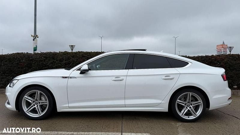 Second-hand Audi A5 Sport 190 CP (139 kW) 2018 Culoarealb Coupe