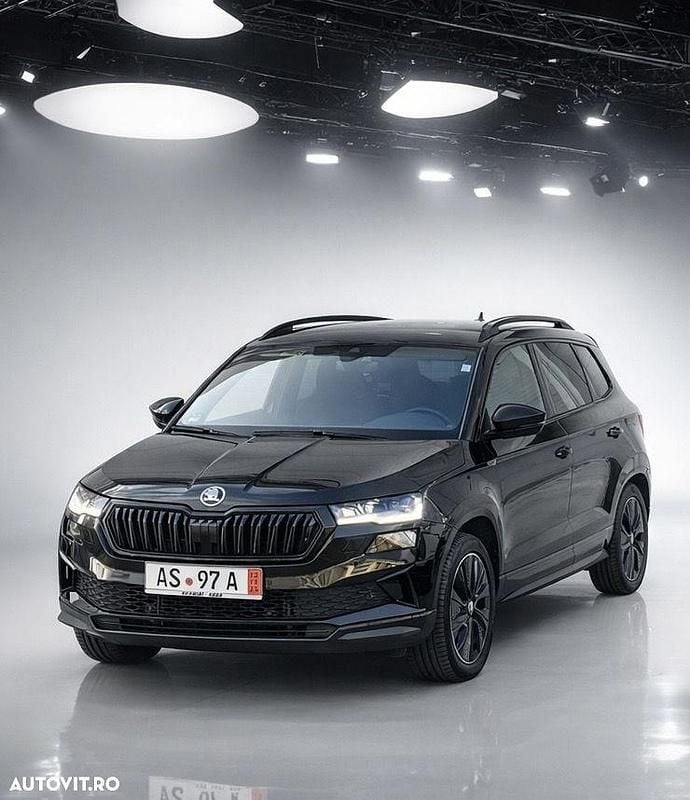 Culoarenegru Utilizat 2022 Skoda Karoq SportLine SUV | 20.499 EUR (Super Preț) - Imagine 1/4