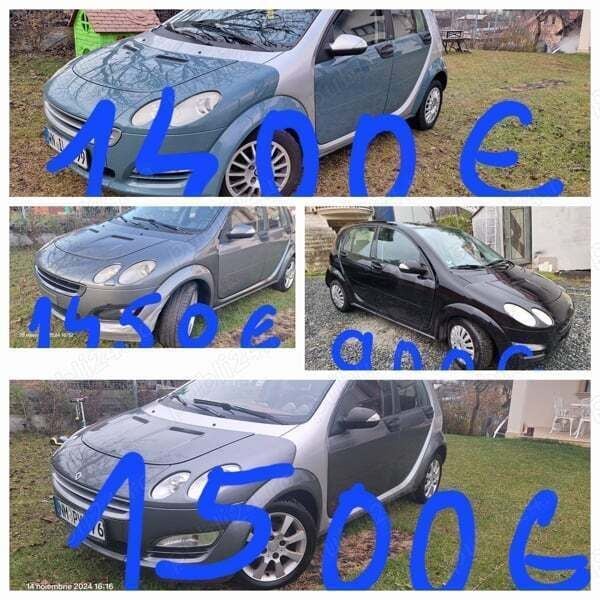 Albastru Utilizat 2005 Smart ForFour Pulse Berlinǎ | 1.300 EUR (Preț OK) - Imagine 1/4