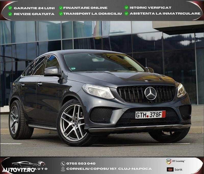 Second-hand Mercedes GLE350 AMG line 258 CP (189 kW) 2017 Culoaregri Coupe