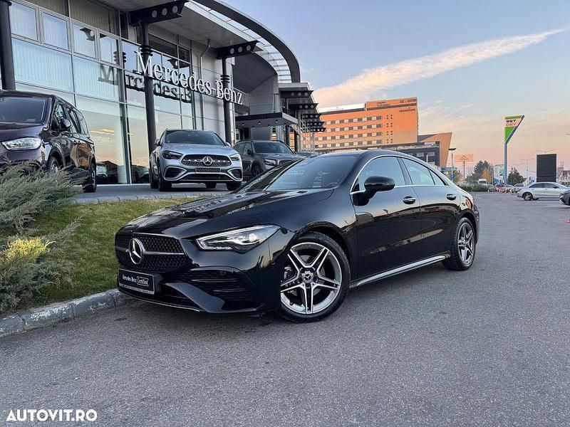 Negru Utilizat 2024 Mercedes CLA180 Berlinǎ | 36.595 EUR (Puțin scump) - Imagine 1/3