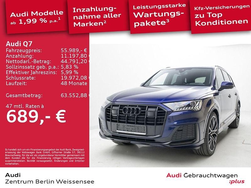 Utilizat 2021 Audi Q7 S-Line SUV | 60.630 EUR (Scump) - Imagine 1/1