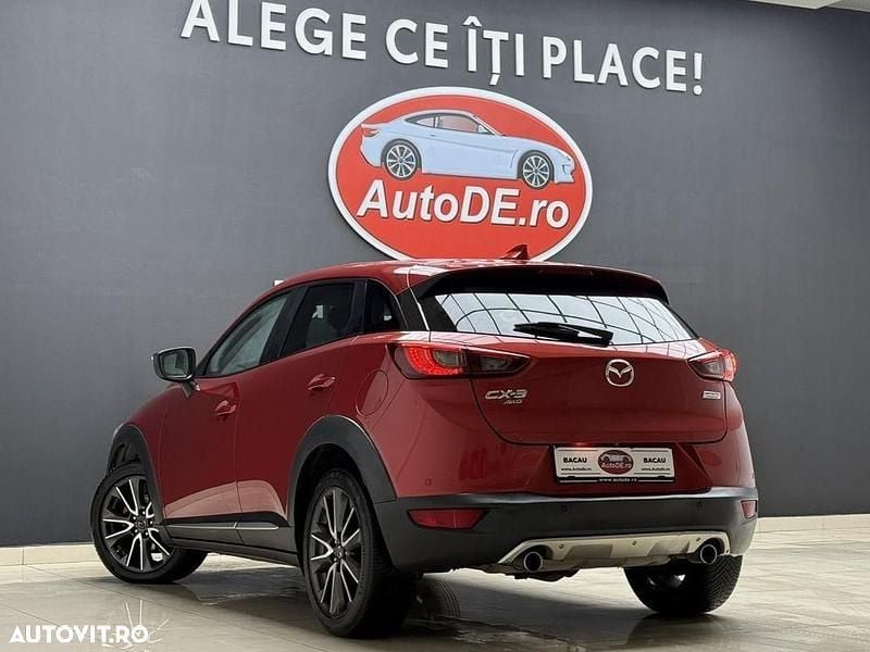 Second-hand Mazda CX-3 105 CP (77 kW) 2015 Culoarerosu SUV