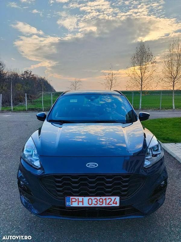 Culoarealbastru Utilizat 2023 Ford Kuga ST-Line SUV | 25.300 EUR (Puțin scump) - Imagine 1/4