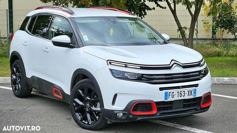 Culoarealb Utilizat 2019 Citroën C5 Aircross Shine SUV | 14.900 EUR (Preț bun) - Imagine 1/4