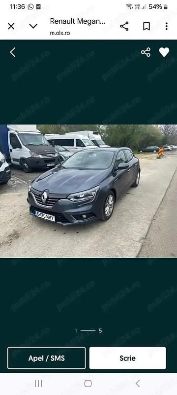 Utilizat 2018 Renault Mégane IV Hatchback | 10.900 EUR (Super Preț) - Imagine 1/4