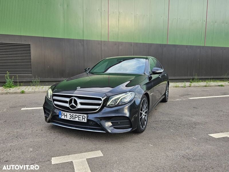 Negru Utilizat 2018 Mercedes E220 AMG line Berlinǎ | 22.500 EUR (Preț OK) - Imagine 1/4
