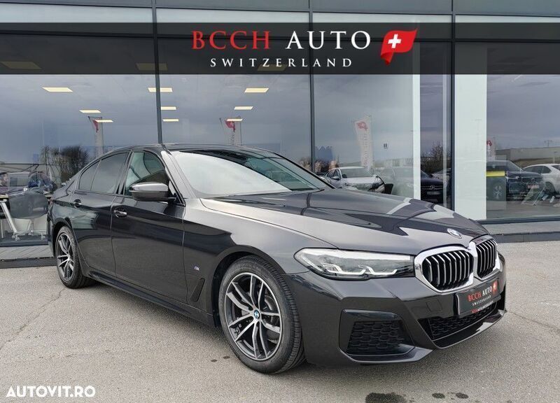 Negru Utilizat 2021 BMW 520 M Sport Berlinǎ | 46.061 EUR - Imagine 1/4