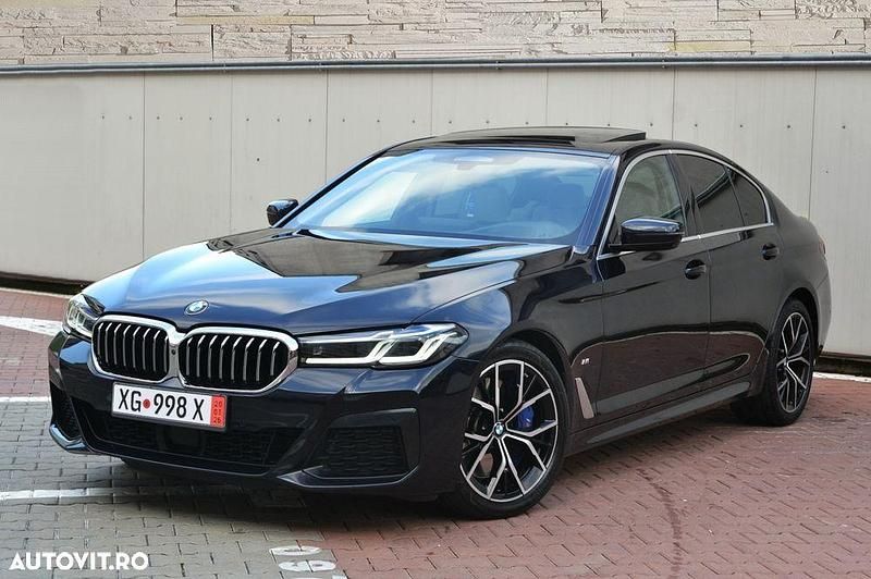 Culoarenegru Utilizat 2021 BMW 530 M Sport Berlinǎ | 37.450 EUR (Preț OK) - Imagine 1/4