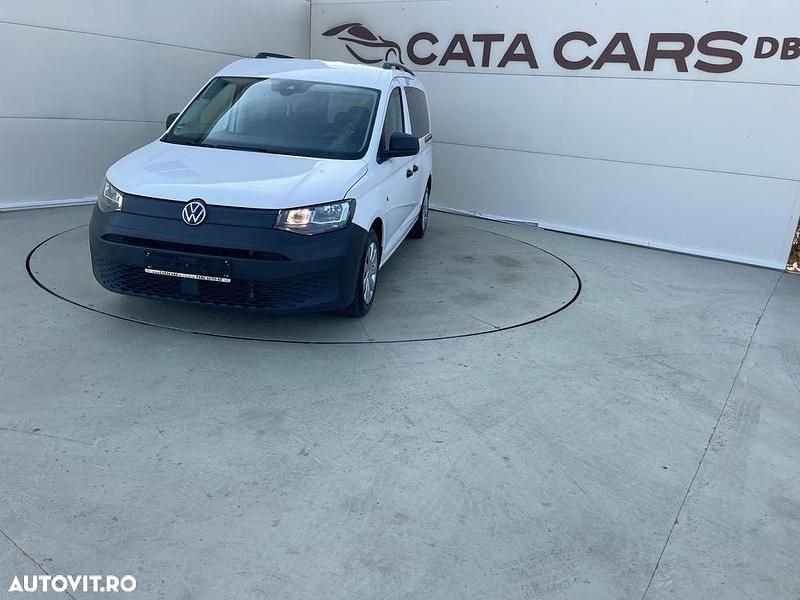 Second-hand VW Caddy 102 CP (75 kW) 2021 Culoarealb Monovolum