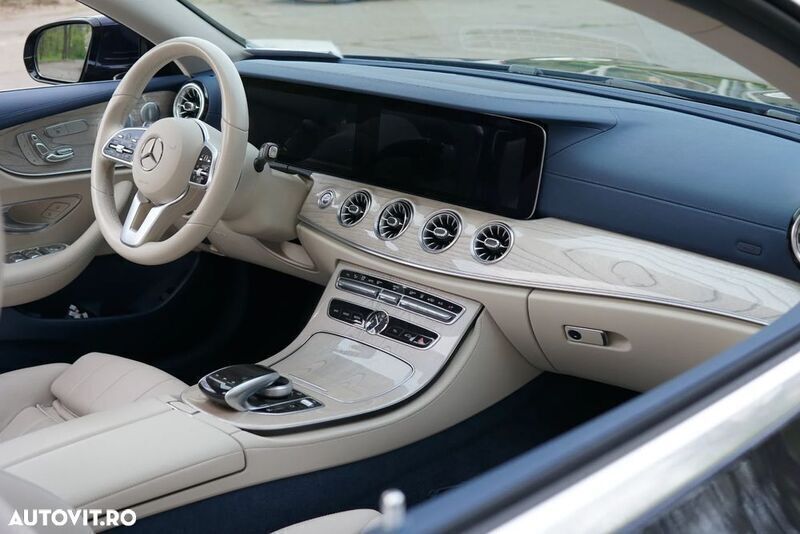 Albastru Utilizat 2019 Mercedes E200 AMG line Coupe | 40.900 EUR - Imagine 1/4