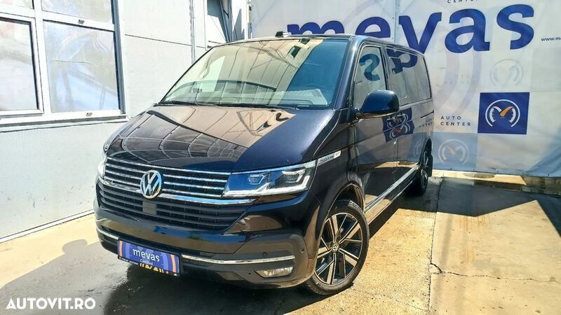 Negru Utilizat 2020 VW Multivan Monovolum | 42.640 EUR (Scump) - Imagine 1/4