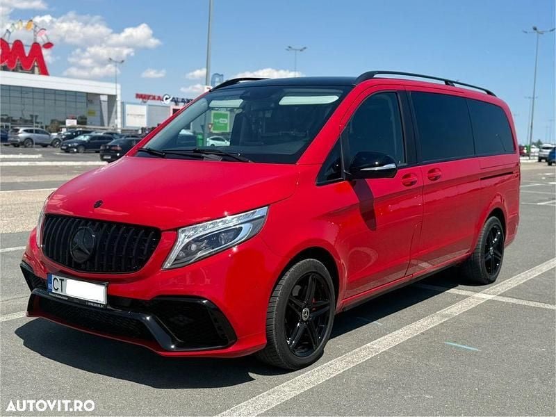 Rosu Utilizat 2016 Mercedes V250 Avantgarde Monovolum | 29.400 EUR (Puțin scump) - Imagine 1/4