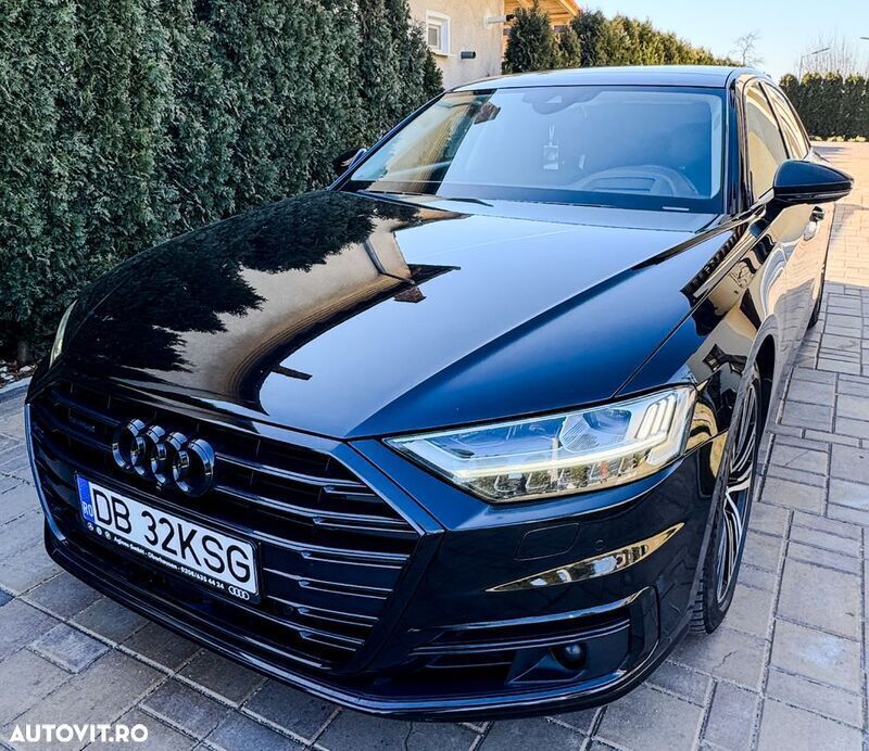 Negru Utilizat 2019 Audi A8 Berlinǎ | 40.500 EUR (Preț OK) - Imagine 1/4