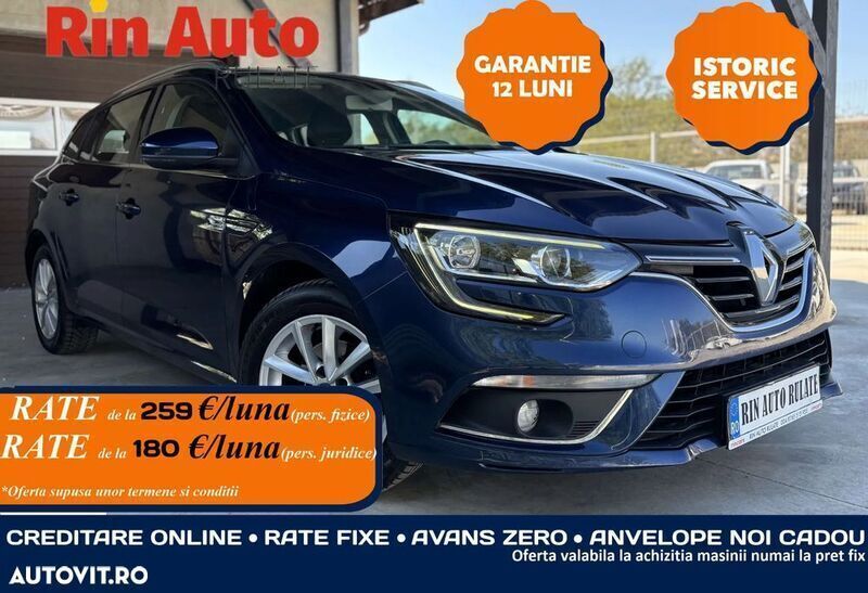 Albastru Utilizat 2019 Renault Mégane GrandTour Business Break | 10.666 EUR (Preț OK) - Imagine 1/4