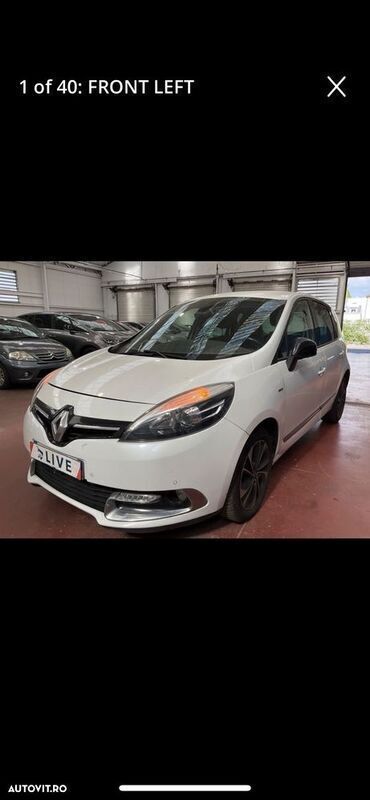 Alb Utilizat 2016 Renault Scénic III Bose Edition Monovolum | 5.950 EUR (Preț OK) - Imagine 1/4