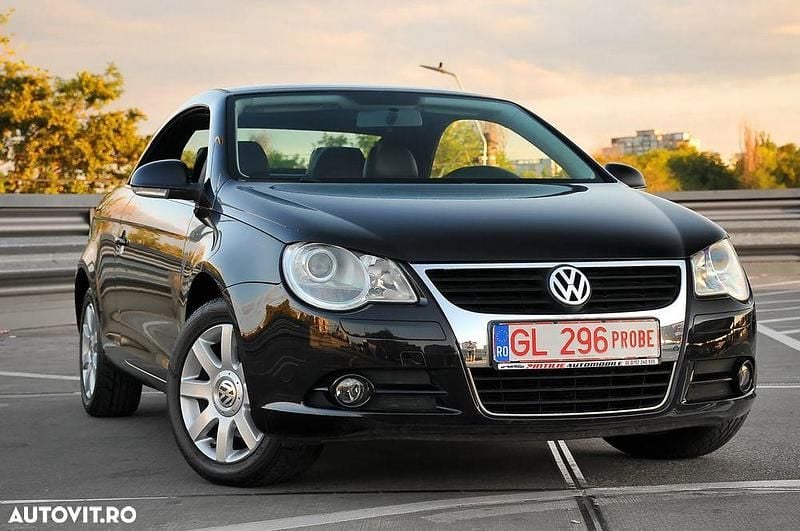 Second-hand VW Eos 115 CP (84 kW) 2007 Culoarenegru Cabrio