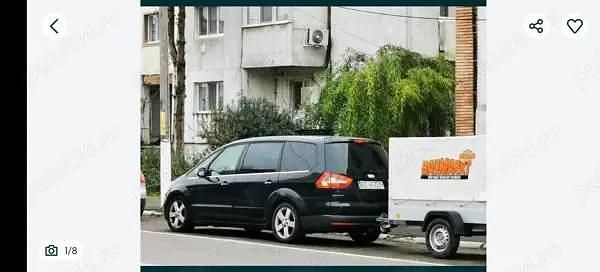 Negru Utilizat 2008 Ford Galaxy Monovolum | 5.500 EUR - Imagine 1/4