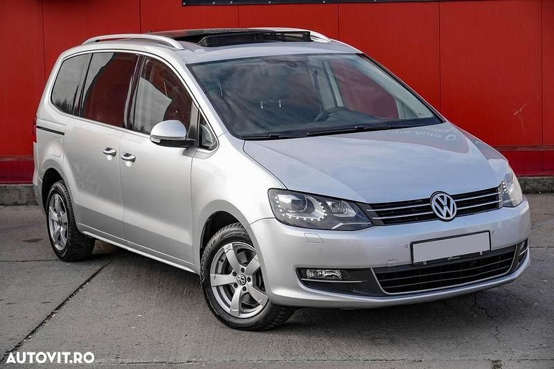 Argint Utilizat 2013 VW Sharan Highline Monovolum | 10.990 EUR - Imagine 1/4