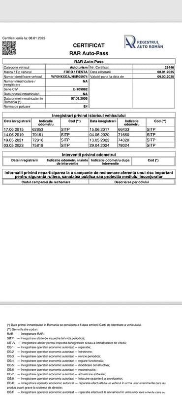 Utilizat 2006 Ford Fiesta Berlinǎ | 1.650 EUR (Preț bun) - Imagine 1/4