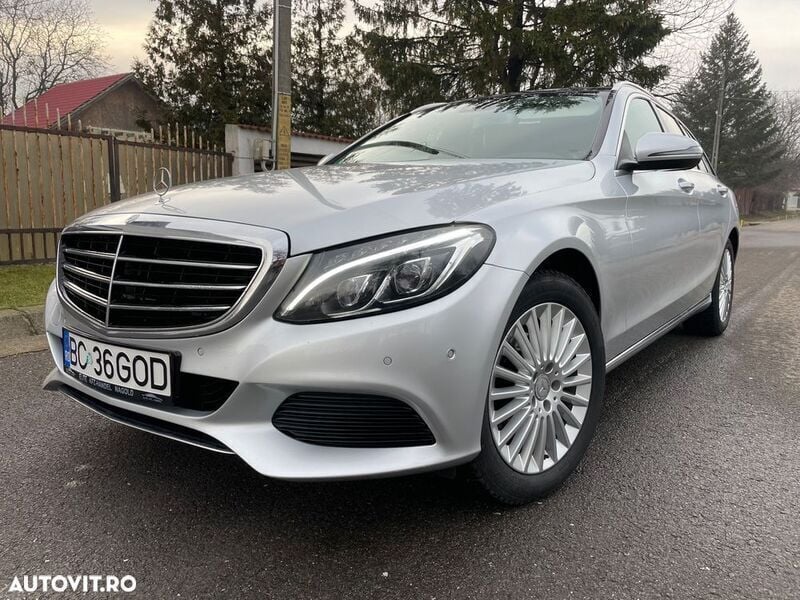 Gri Utilizat 2015 Mercedes C200 Break | 11.900 EUR (Preț OK) - Imagine 1/4