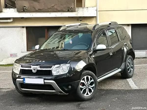 Negru Utilizat 2012 Dacia Duster SUV | 5.950 EUR (Preț OK) - Imagine 1/4