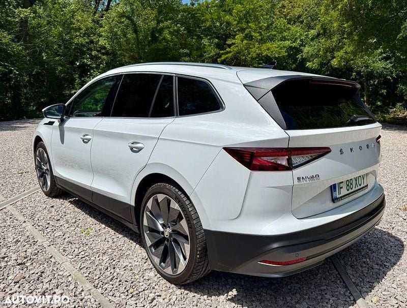 Second-hand Skoda Enyaq iV 150 kW (204 CP) 2021 Culoarealb SUV