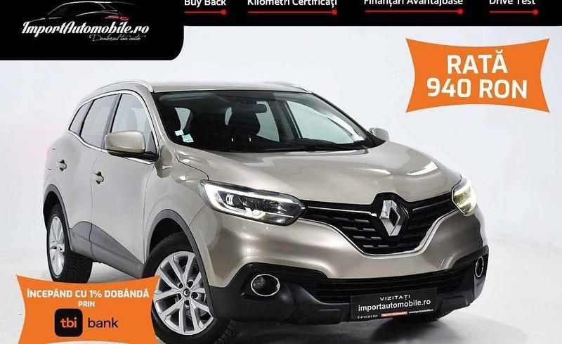 Negru Utilizat 2015 Renault Kadjar SUV | 9.490 EUR (Preț bun) - Imagine 1/4