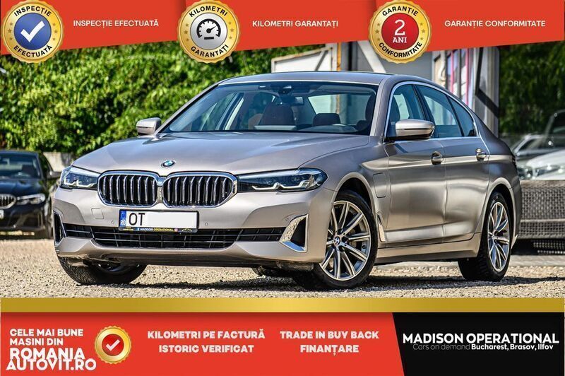 Bej Utilizat 2020 BMW 530e Luxury Line Berlinǎ | 33.950 EUR (Preț OK) - Imagine 1/4